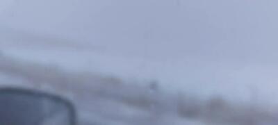  برف و کولاک در محور سقز - دیواندره + فیلم