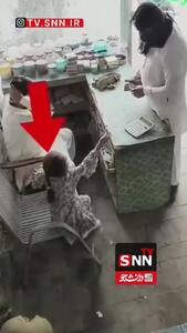  آبنباتی که سارق را از کارش پشیمان کرد! +فیلم