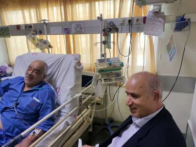  عیادت رئیس فدراسیون از پیشکسوت ارزنده داوری