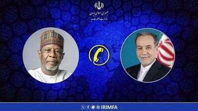  گفت‌وگوی تلفنی عراقچی با وزیر خارجه نیجر