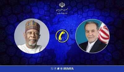  عراقچی بر اهمیت تقویت همکاری‌های ایران و نیجریه تاکید کرد