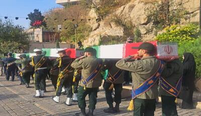  شیراز در آغوش شهدا؛ استقبال پرشور از ۱۶ شهید گمنام پس از چهار دهه