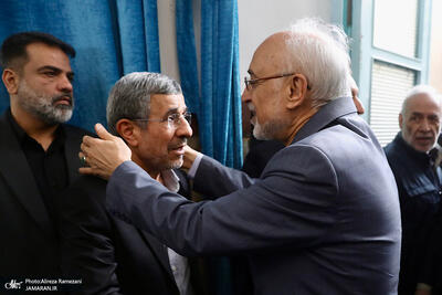  مراسم ختم خواهر محمود احمدی نژاد