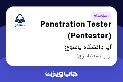  استخدام Penetration Tester (Pentester) در آپا دانشگاه یاسوج