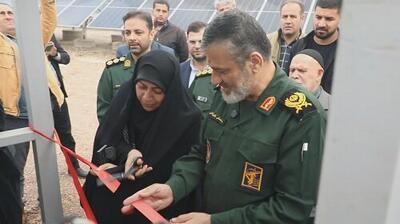  نیروگاه خورشیدی ۷۰کیلوواتی در اقبالیه به بهره‌برداری رسید
