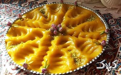  طرز تهیه حلوای زرد شیرازی | دسر اصیل ایرانی با عطر گلاب و زعفران - مجله اینترنتی کولاک