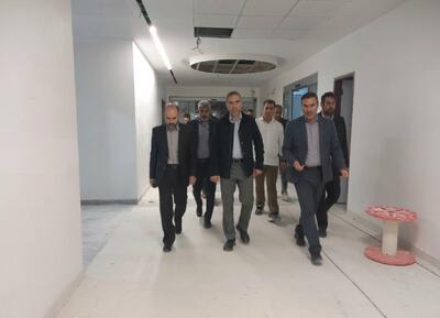  بازدید معاون عمرانی استانداری کرمانشاه از فاز دوم بیمارستان سرپل‌ذهاب