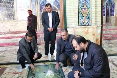  تجدید بیعت با شهدای سمنان در آیینی فرهنگی به مناسبت هفته کتاب