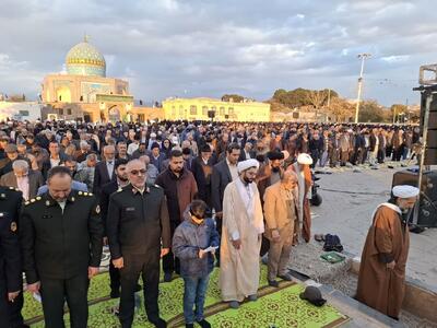  اقامه نماز طلب باران در قزوین