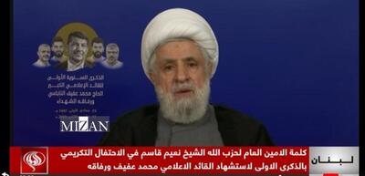  شیخ نعیم قاسم: رسانه صادق مسیر دقیق انتخاب‌ها را ترسیم می‌کند