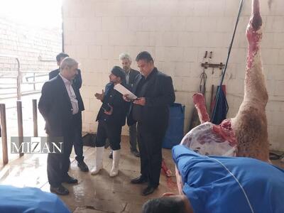  دادستان مرکز استان سمنان از کشتارگاه دام‌های سبک و سنگین شرق گوشت قومس بازدید کرد