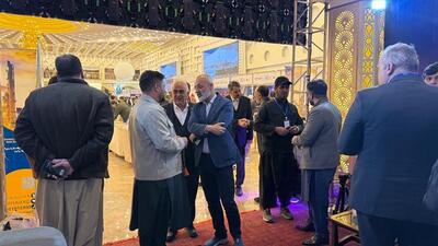  بازدید قدیر قیافه از نمایشگاه بین‌المللی امام ابو حنیفه افغانستان