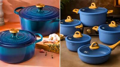  راهنمای خرید قابلمه آبی برای جهیزیه؛ 15 پیشنهاد فوق‌ العاده جذاب