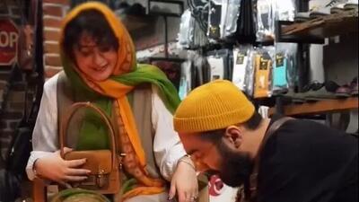  فیلم/ آتش زدن کفش چرم فاطیما بهارمست، بازیگر نقش نغمه در سریال از سرنوشت توسط اوستا کفاش / کسی میدونه این کار برای چیه؟