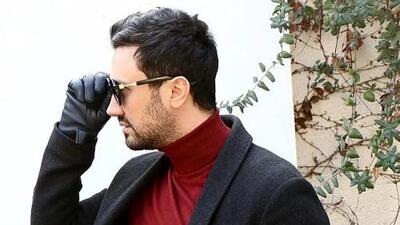  سلفی دوتایی شاهرخ استخری با نبات کوچولوی ناز که دوکیلو لُپ بهش وصله/ این دختر به مادرش رفته
