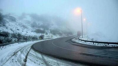  توصیه به رانندگان: جاده چالوس لغزنده است