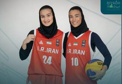  واکنش دختران بسکتبال ایران به برد مقابل مصر