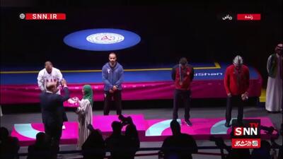  اهدای مدال نقره بازی‌های هم‌بستگی اسلامی به فربد طالشی