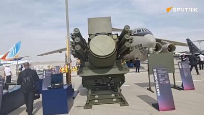  روسیه سامانه موشکی دفاع هوایی «پانتسیر SMD-E » را در نمایشگاه هوایی دبی به نمایش گذاشت