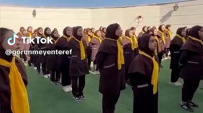  خواندن سرود تجزیه طلبانه در یکی از مدارس!