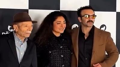  تصاویر گلشیفته فراهانی و علی نصیریان در استونی!