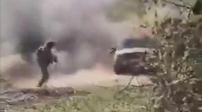  دوئل مرگبار پهپاد انتحاری و سرباز اوکراینی