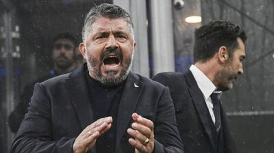  گتوزو: از هوادارانمان عذرخواهی می‌کنم؛ بازیکنانم باید ترس را کنار بگذارند