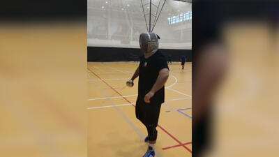  مسابقه شمشیربازی درستکار‌ و زارع با چاشنی آهنگ مازنی