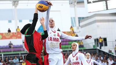  برتری بسکتبال ۳ نفره ایران مقابل مصر