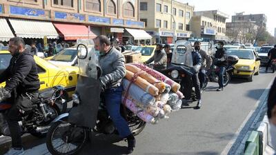  اعمال قانون ۹۵۰۰ موتورسیکلت به دلیل حمل بار نامتعارف