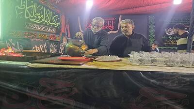  برپایی موکب امام موسی کاظم (ع) خوزستانی‌ها و خرمشهری‌های مقیم بندرعباس در ایام فاطمیه + عکس