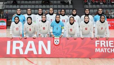  پیروزی پرگل زنان فوتسال ایران مقابل نیوزلند