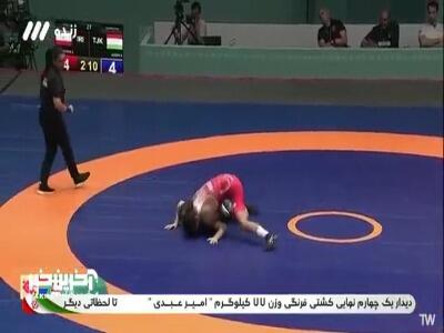  احمدی‌وفا به نیمه‌نهایی رسید