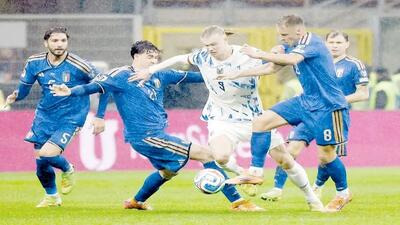  سومین جام جهانی متوالی برای ایتالیا از دست می‌رود؟