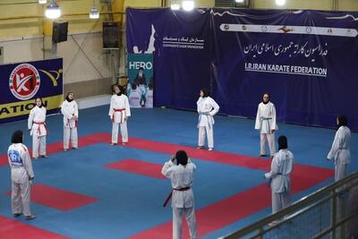  آغاز آخرین مرحله اردوی تیم ملی کاراته پیش از اعزام به قهرمانی جهان