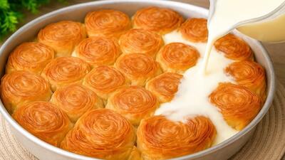  طرز تهیه باقلوا بدون نیاز به شربت! این باقلوا سریع آماده میشه