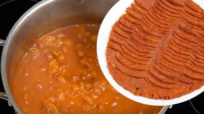  طرز تهیه خوراک لوبیا چیتی لعابدار و خوراک لوبیا قرمز گیاهی !