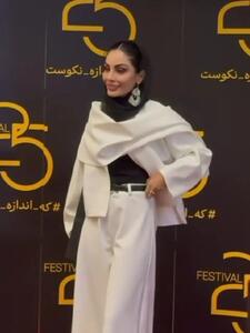  استایل صحرا اسداللهی در جشنواره 25