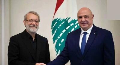  ماجرای فایل کامل تصویری دیدار علی لاریجانی با رییس‌جمهور لبنان
