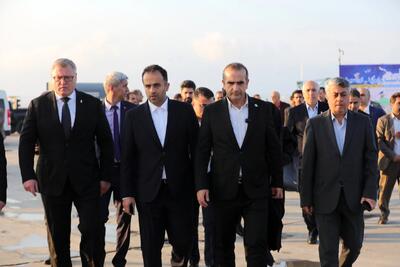  ایگور بابوشکین، استاندار آستراخان روسیه از منطقه آزاد انزلی بازدید کرد