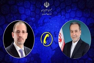  گفتگوی تلفنی وزرای امور خارجه ایران و اردن