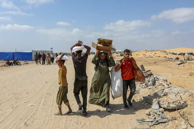  سخنگوی سازمان ملل: مخالف انتقال اجباری مردم غزه هستیم