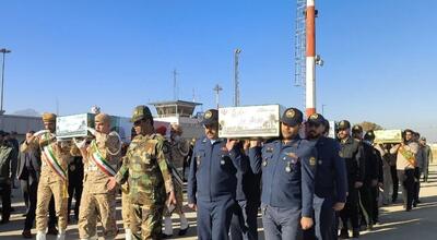  ورود ۸ شهید گمنام دوران دفاع مقدس به همدان