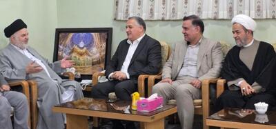 دیدار دکتر علیرضا تابش با حجت‌الاسلام‌والمسلمین سید جواد شهرستانی