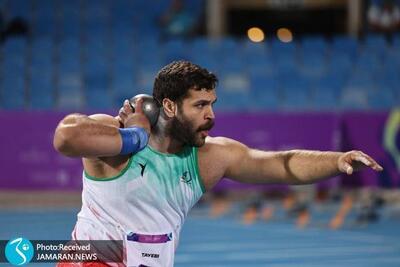  بازی های کشورهای اسلامی| نقره پرتاب وزنه بر گردن طیبی