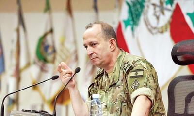  انتقاد از اسرائیل سفر فرمانده ارتش لبنان به امریکا را لغو کرد