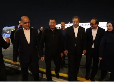  استاندار بالکان ترکمنستان وارد گیلان شدند