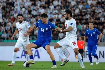  پایان 90 دقیقه بازی ایران (0) _ (0) ازبکستان/ بازی به پنالتی کشیده شد