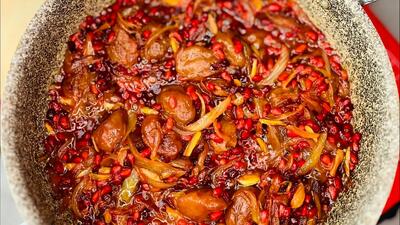  آموزش پخت یک خورشت شمالی اصیل و خوش خوراک + فیلم