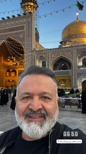  علی صالحی در حرم امام رضا (ع) + عکس - سلام نو